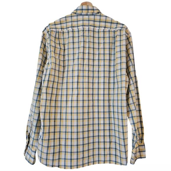 J. Crew Men's Slim Untucked Performance Casual Plaid Work Long Sleeve Shirt L - Picture 3 of 10